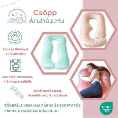 Kismama Terhes Párna Alváshoz, Oldalfekvéshez és Szoptatáshoz - Csöppáruház.Hu Termék Választék 01 - Világoskék